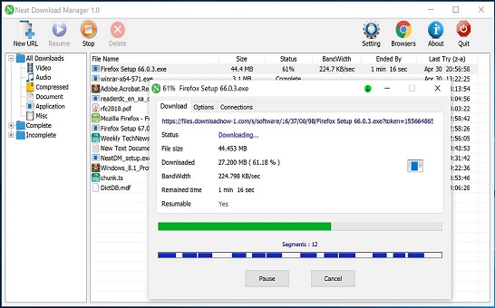 Neat Download Manager 1.1 for Mac Free Download